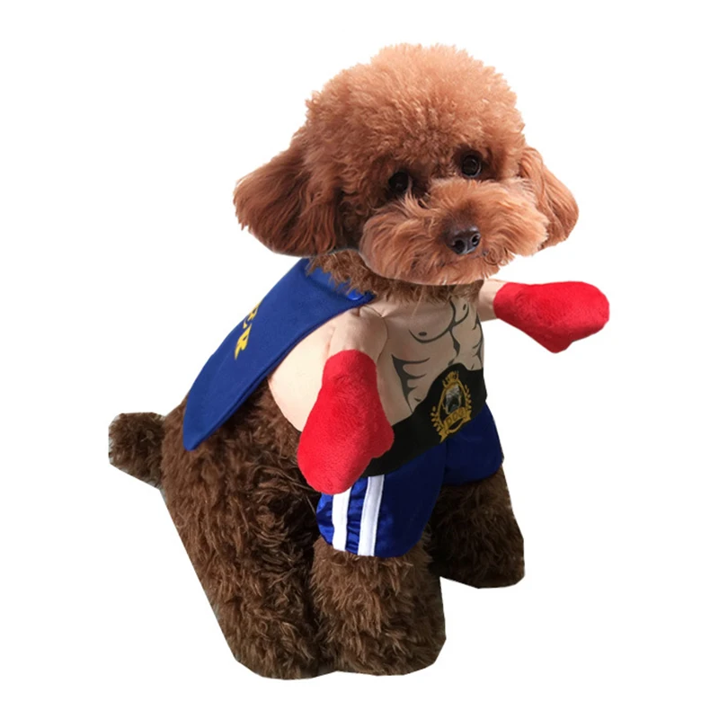 Костюмы для собак кошек боксеров костюмированных костюмов забавная одежда