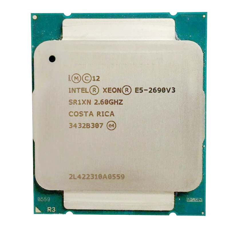 Процессор Intel E5 2690 V3 SR1XN 2 6 ГГц 12 ядер 30 Мб разъем LGA 2011 3 ЦП Xeon|Процессоры| |