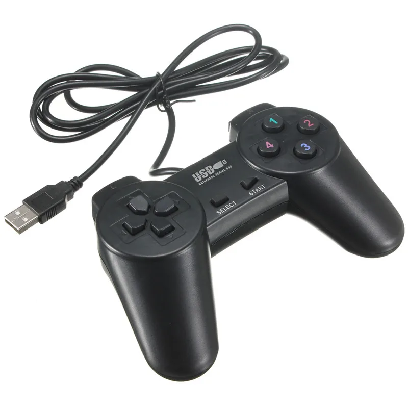 Wired USB 2.0 10 Keys Game Controller Gamepad Joystick Joypad for PC Laptop Computer XP Vista Windows 7 Pad Controle | Электроника