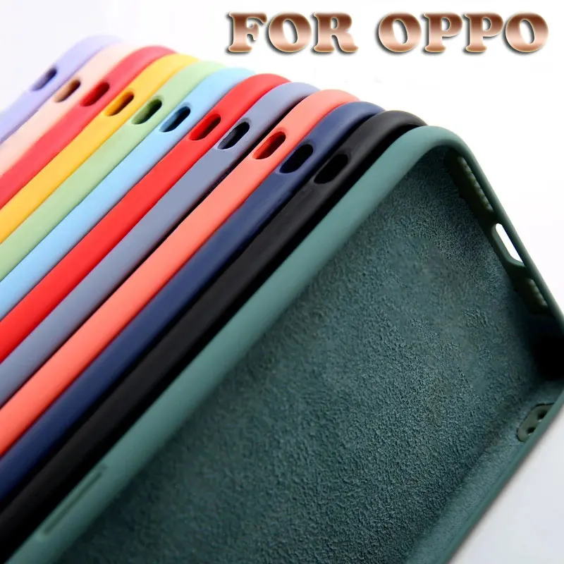 

Phone Case For OPPO Realme Q Q2I Q3I X2 3 Q3 Q2 Pro 5G X Lite Fashion Candy colors Liquid Soft Silicagel Shockproof Back Cover
