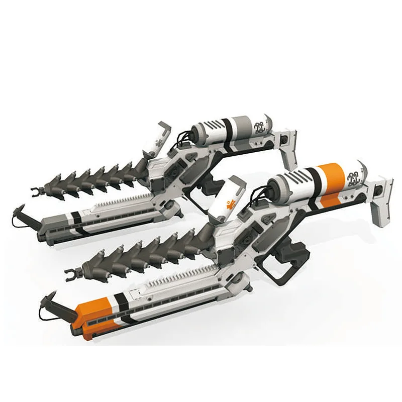 Ружье Alien Rifle 1:1 3D бумажная карта модель строительные наборы игрушки развивающие