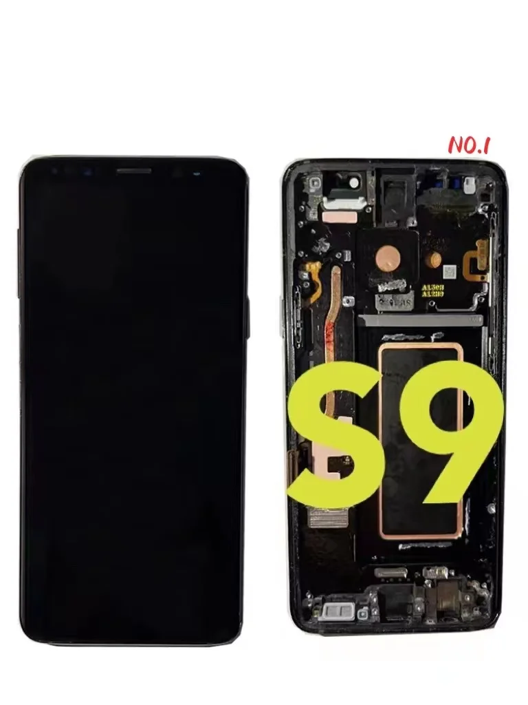 100% Оригинальный Amoled дисплей с рамкой для SAMSUNG Galaxy S9 LCD G960F G960U G960N G960FD сенсорный