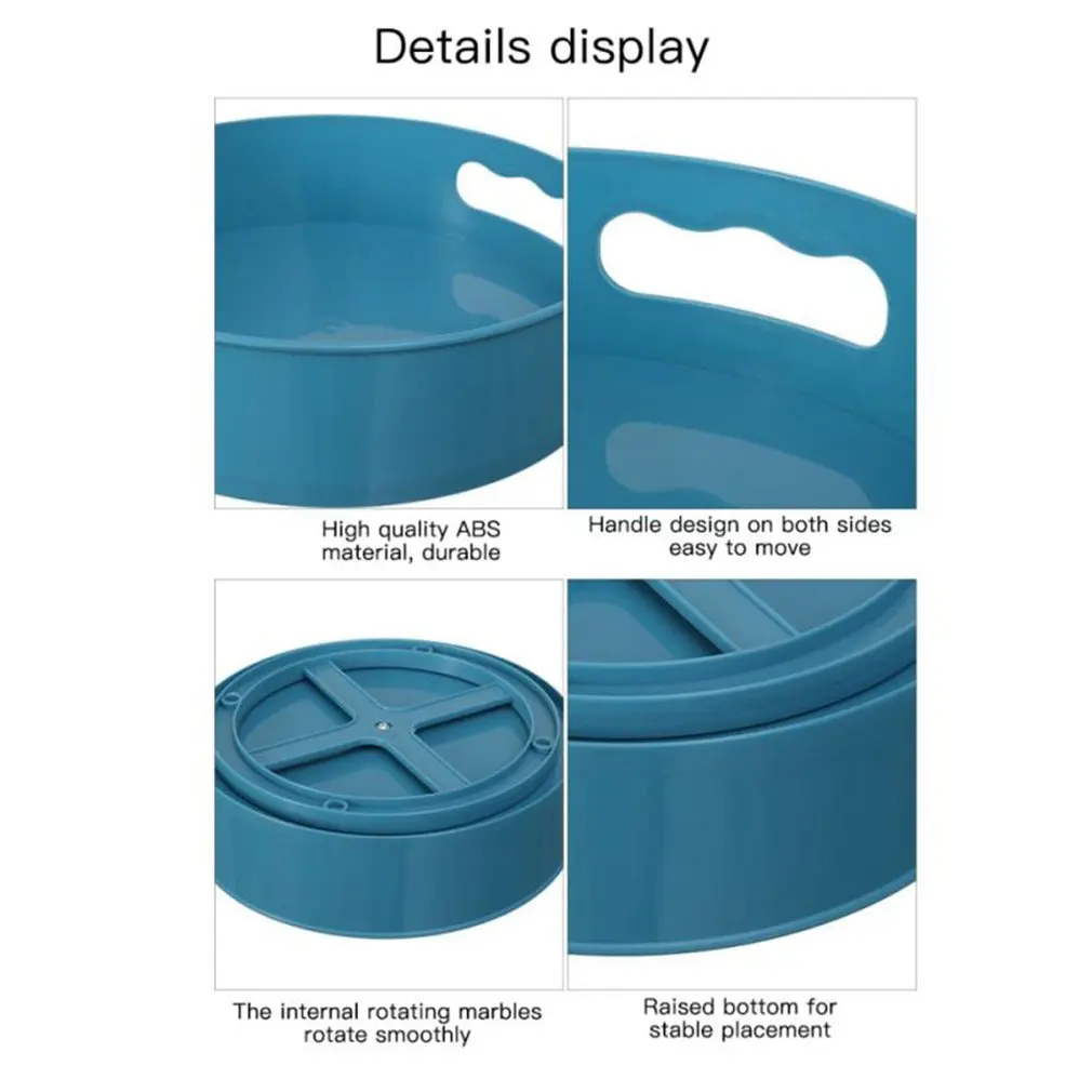 360 Вращающийся поднос Кухня хранилища Контейнеры Для Приправ снэк-Еда