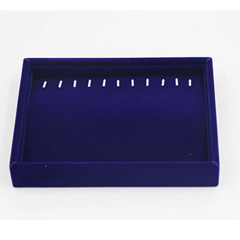 Высококачественное фиолетовое бархатное ювелирное изделие кольцо Ожерелье