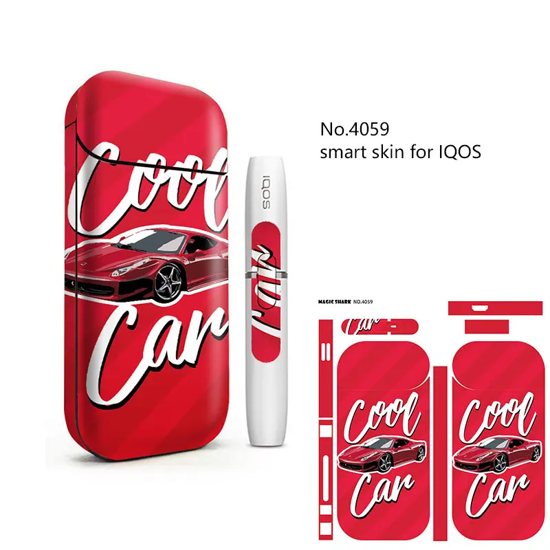 Волшебная Акула 2.5D стерео автомобиль мотоцикл пленка наклейка s для IQOS 2 4 Plus чехол