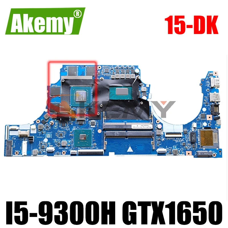 

FOR HP 15-DK Laptop motherboard FPC52 LA-H462P with SRFCR i5-9300H CPU N18P-G0-MP-A1 GTX1650 100% fully tested