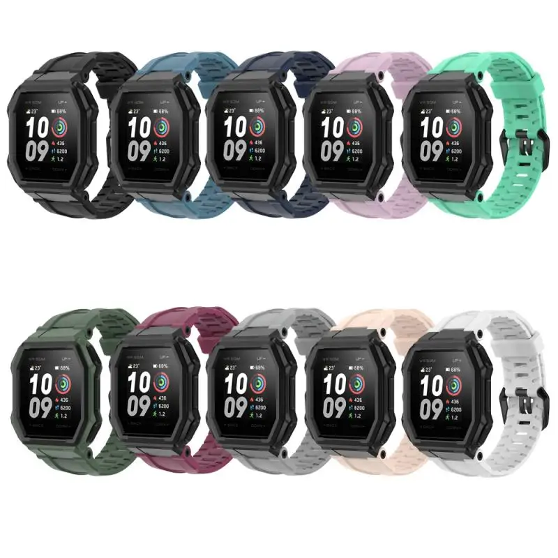 Подходит для Amazfit Ares Смарт часы с силиконовым ремешком A1908 браслет специальный мягкий резиновый 10