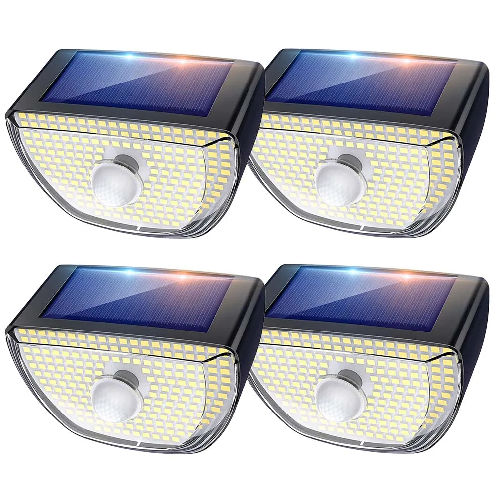 

200 LED Solar Light Outdoor Lamp Motion Sensor Light Waterproof Solar Powered Sunlight Landscape Spotlight for Garden Decor