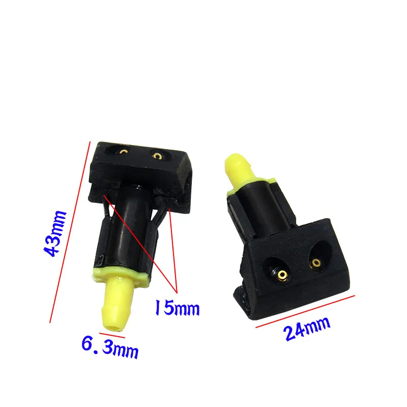 2Pcs Car Windshield Washer Wiper Water Spray Nozzle for Nissan old TIIDA 06-11 year Sylphy | Автомобили и мотоциклы
