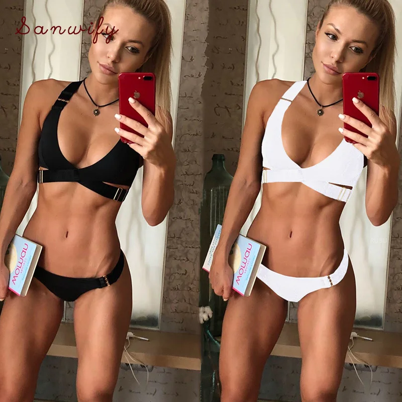 

Swimwear Women 2019 Sexy Adjust Bikini Swimming Wear For Women Swimsuit Bikini Set Bathing Suit