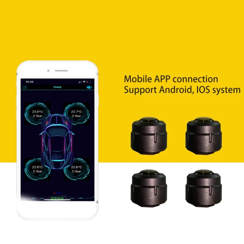 

Беспроводная Bluetooth-совместимая система контроля давления в автомобиле Q9QD
