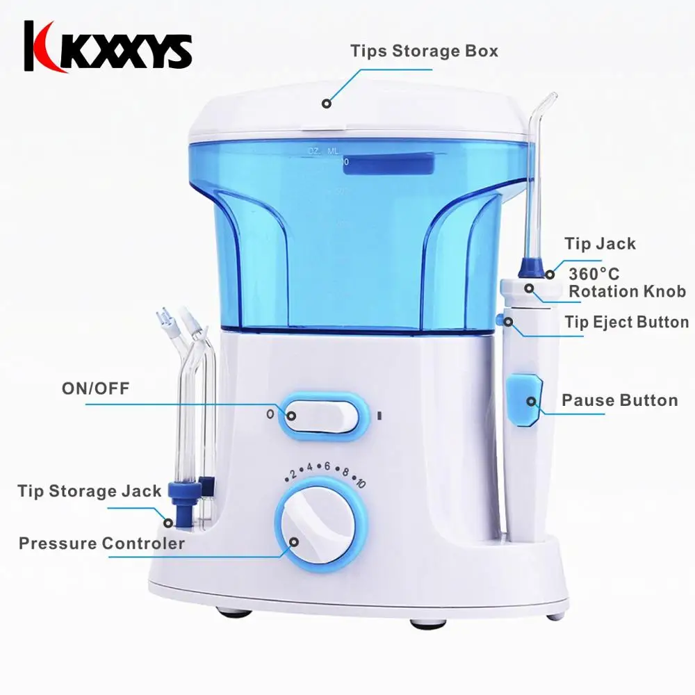 Ирригатор для полости рта 7 насадок спа процедур 600 мл|Ирригаторы рта| |