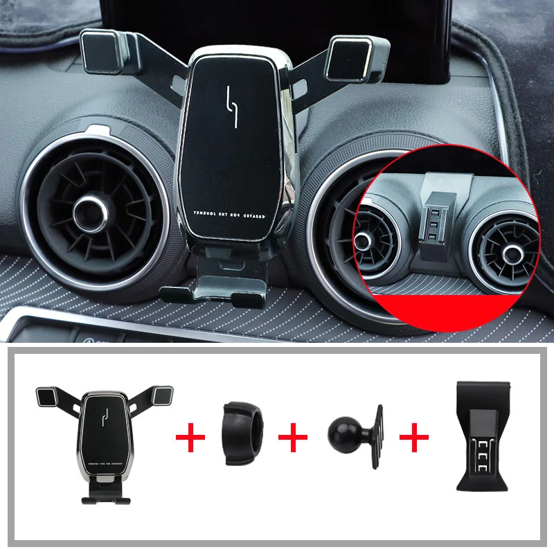 

Car Phone Holder Air Vent Mount Clip Clamp Mobile Phone Holder for Audi Q2 Accessories 2018 2019 2020