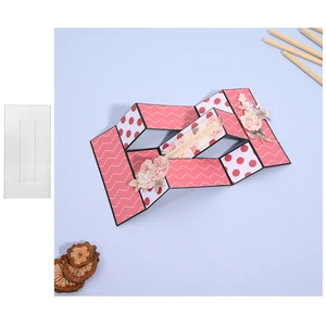 DiyArts 3D в сложенном виде необычные металлические высекальные формы Прямоугольник Декоративные Фотоальбом набор сделай сам для штампы для скрапбукинга и Ddies для изготовления открыток трафареты для декора трафарет