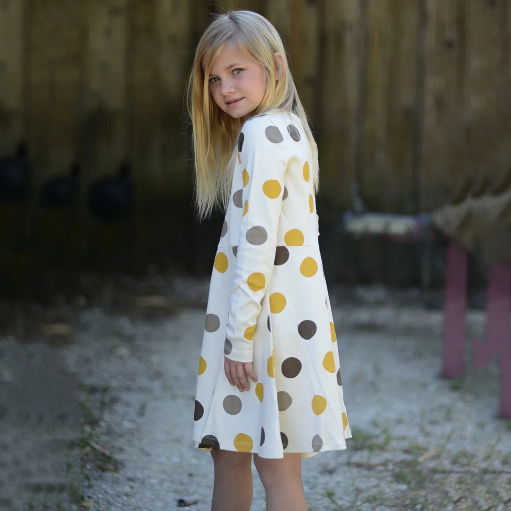 Детские платья для маленьких девочек Платье принцессы отдыха с длинными