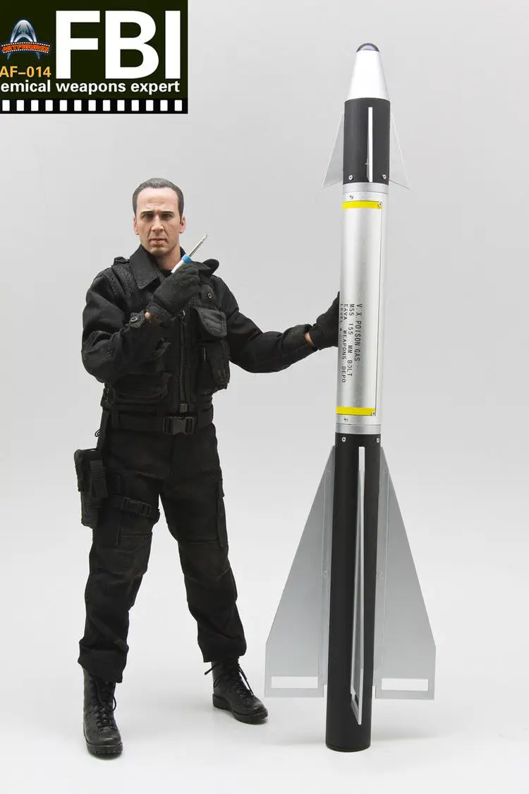 Масштаб 1:6 ФБР AF014 смелый остров Николас Кейдж 12 дюймов экшн фигурка в