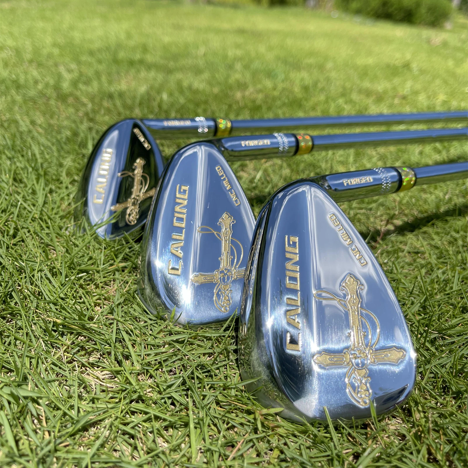 Серебряные клиновидные S20C кованые лицевые оригинальные динамические золотые