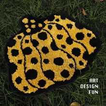 Bathroom Rug Pumpkin Shape Mat Fluffy Entrance Carpet Area Floor Pad Doormat Tidy Aesthetic Home Room Decor Rugs Yayoi Kusama Bathroom Rug Pumpkin Shape Mat Fluffy Entrance Carpet Area Floor Pad Doormat Tidy Aesthetic Home Room Decor Rugs Yayoi Kusama