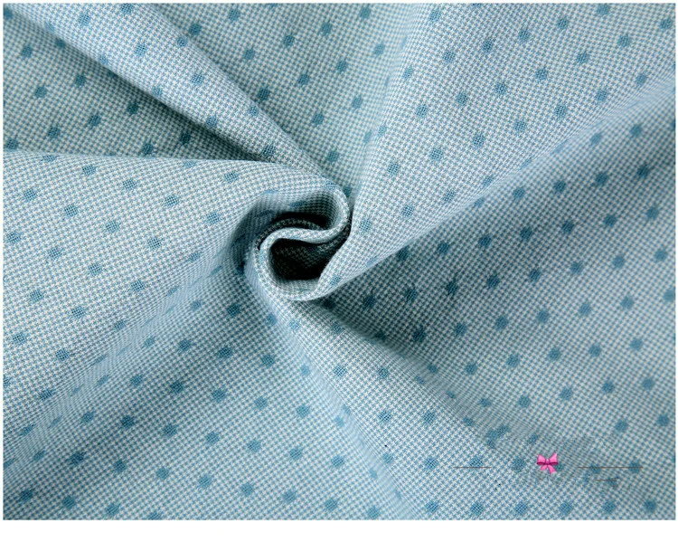 50*140 см Dot японская пряжа окрашенная хлопковая ткань ручной работы DIY Профессиональная стеганая хлопковая лоскутная подушка, ткань для сумки - Цвет: 4