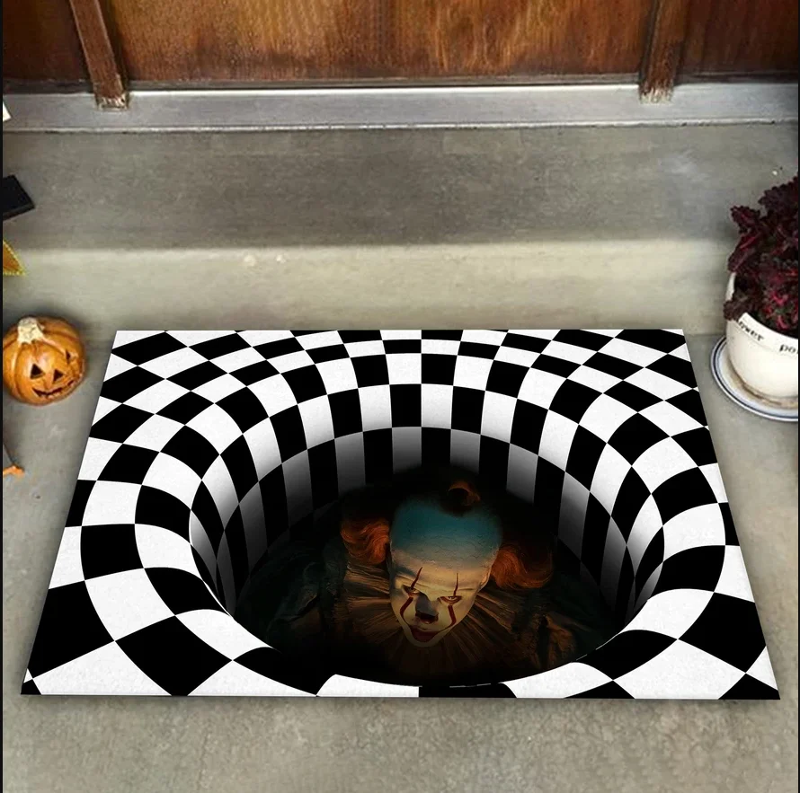 Это иллюзия дверной коврик для Хэллоуина декоративный украшения