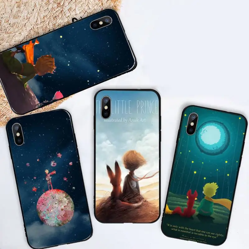 

The Little Prince And The Fox cartoon Phone Case For iphone 12 11 13 7 8 6 s plus x xs xr pro max mini