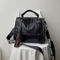 vintage leather handbag tassels luxury handbags women bags designer high quality crossbody bags for women new shoulder bags