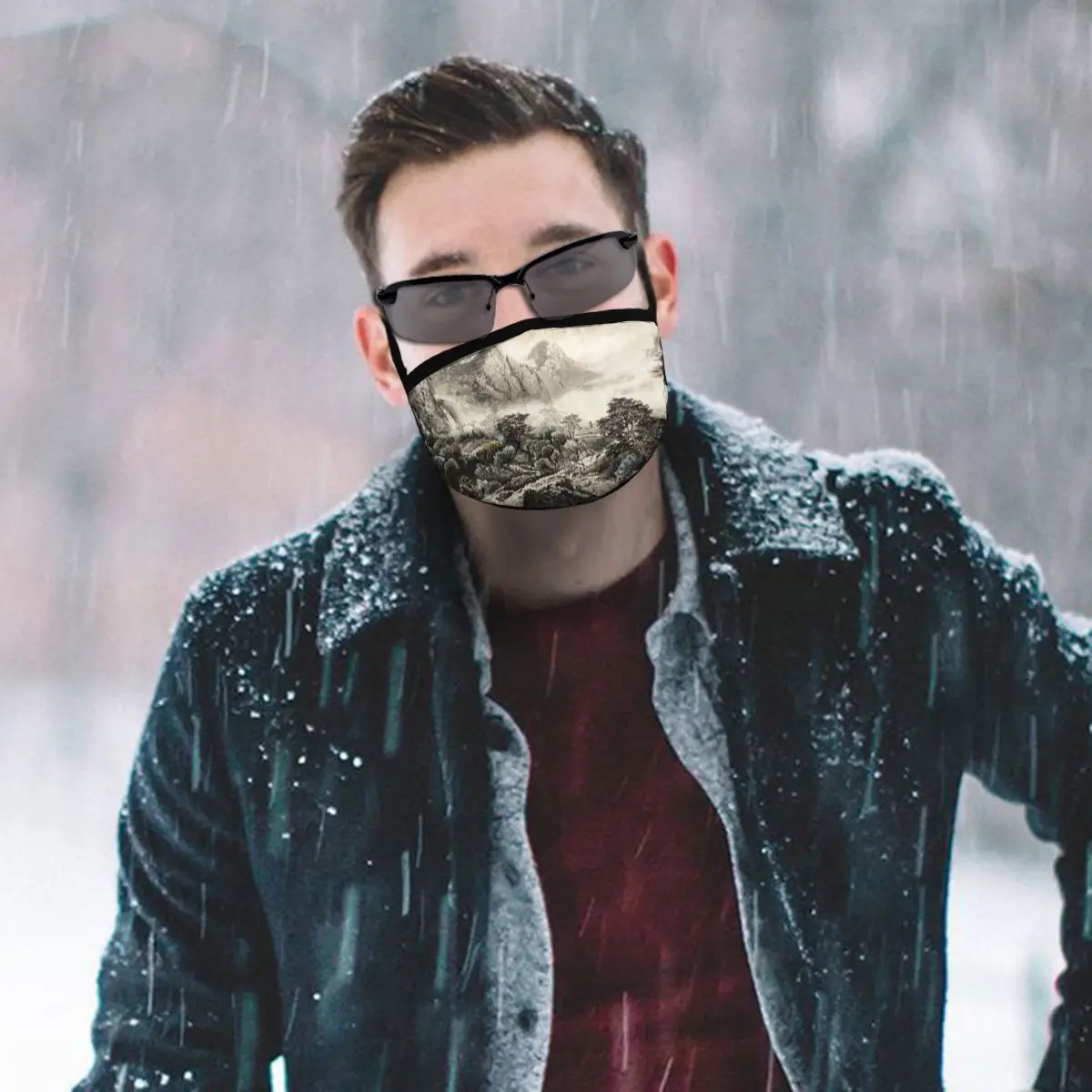 Пыленепроницаемая маска для лица с защитой от пыли | Аксессуары одежды