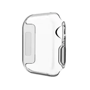 40mm 44mm hard pc screen protective transparent case full cover shell for apple watch series 4 smartwatch clear frame cover case free global shipping