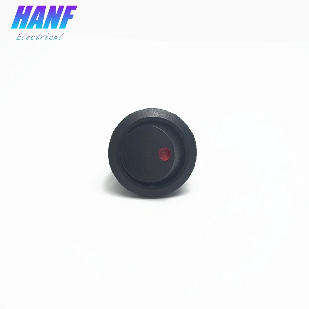 Водонепроницаемый Spst Переключатель KCD1 12 В 20 А с подсветкой 3 контактами точечный