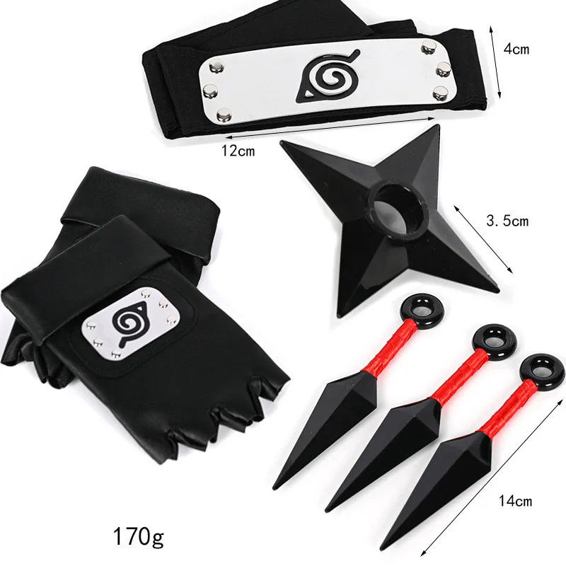 Женский Бандаж ЛОБНЫЙ меч Shuriken костюмы для косплея оружие сумки игрушки перчатки