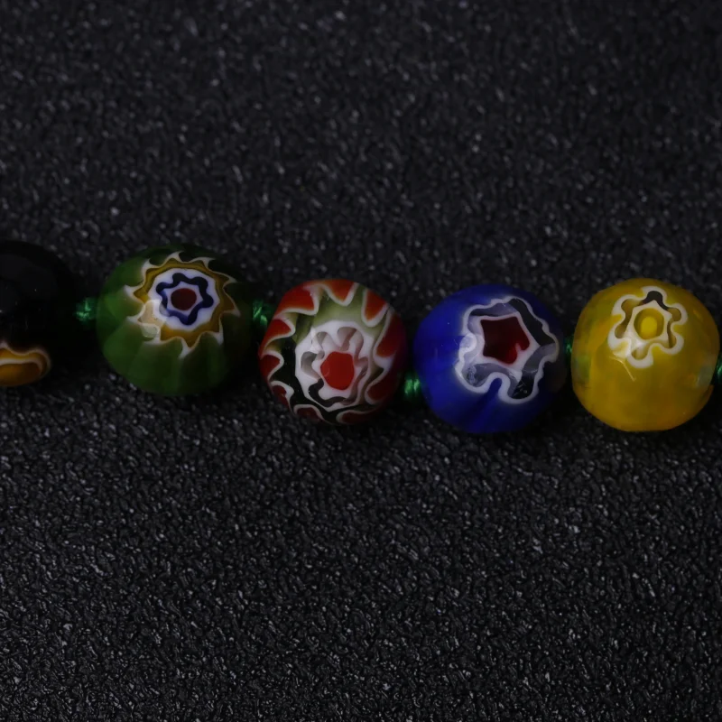 3 шт./лот Millefiori стеклянный светильник муранские круглые бусы ожерелье горячее