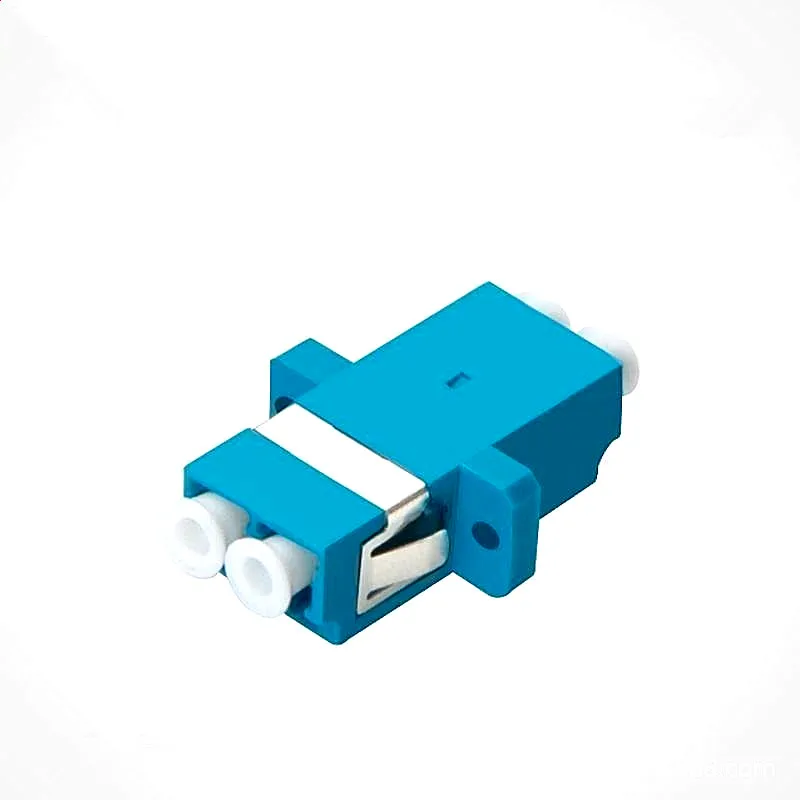 100PCS/LOT Optical Coupling  Adapter Flange LC-LC Duplex Coupler Ftth Optical Fiber Connector Jointing Tool Wholesale
