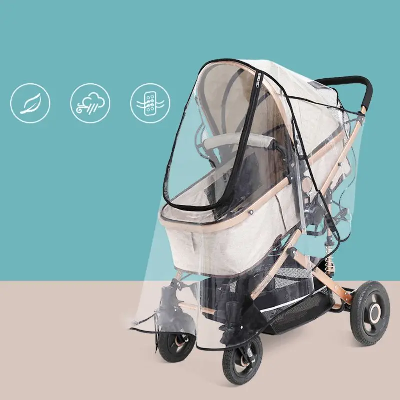Универсальный дождевик для коляски дождевик-тележка боковая вентиляция защита