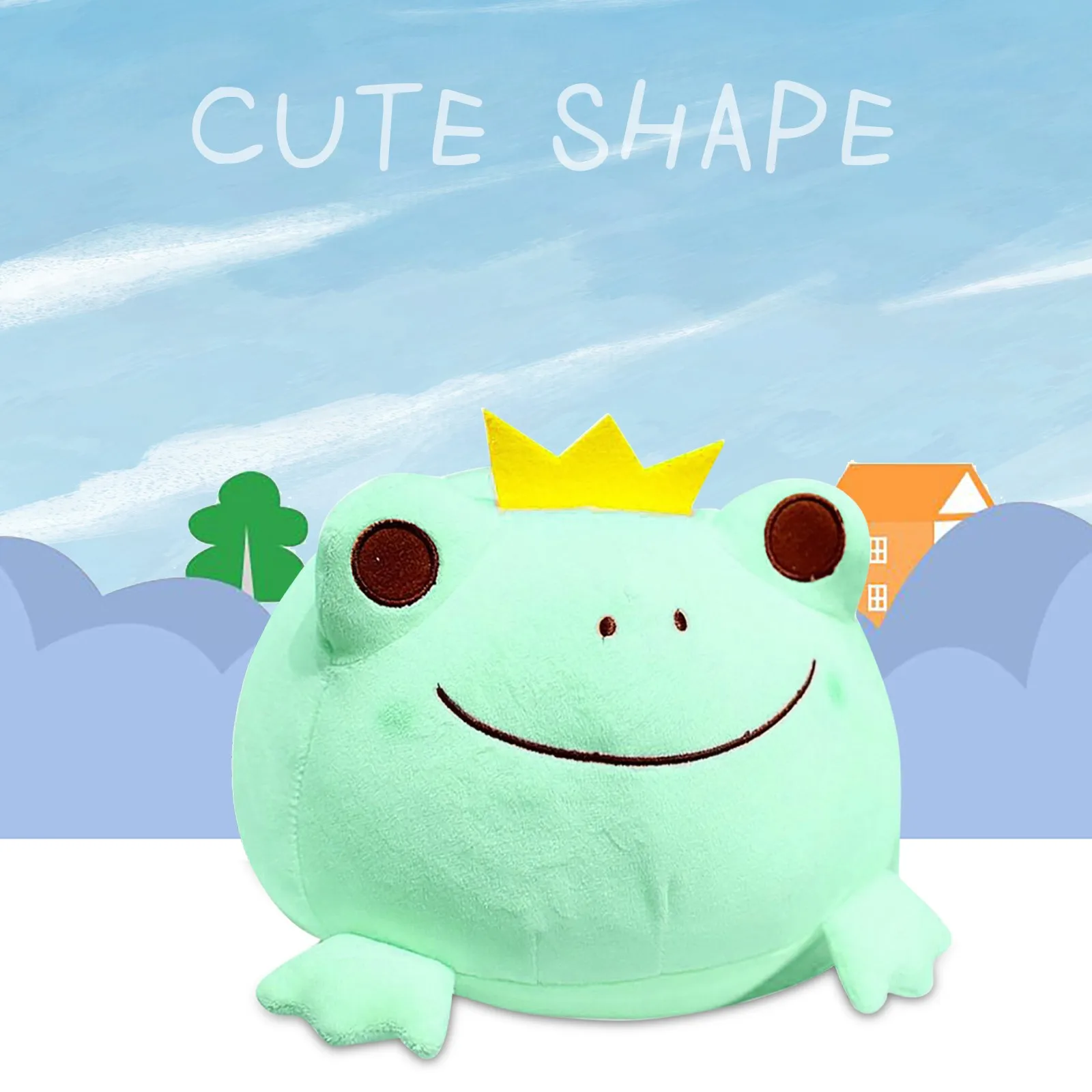 

20/35/42CM Cute Frogs Shape Plush Toys Soft Stuffed Animals Dolls Toy Kids Birthday Gift New