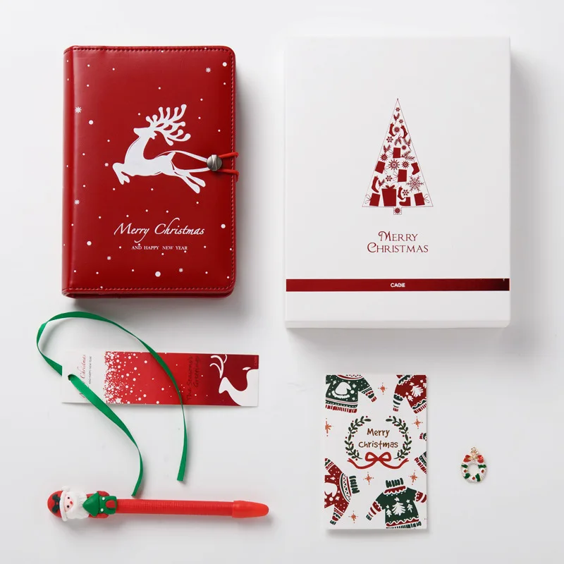 A6 Рождественская записная книжка многофункциональный свободный листовой журнал