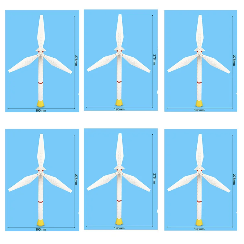 Креативная серия строительные блоки мини-ветряная мельница | Игрушки и хобби