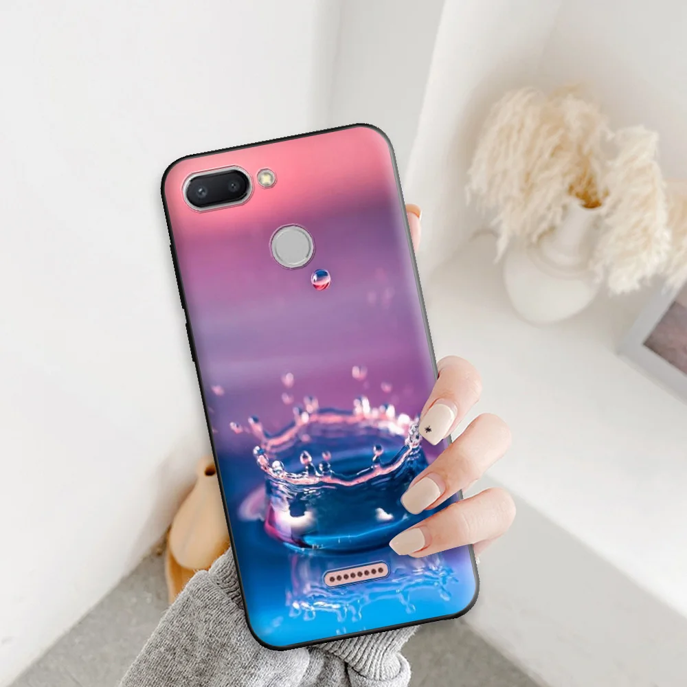 Case For Redmi 6 Case Redmi 6 Cool Fashion Pattern Silicone Soft Cover For Xiaomi Redmi 6 Case TPU Bumper on Redmi 6 Redmi6 Capa