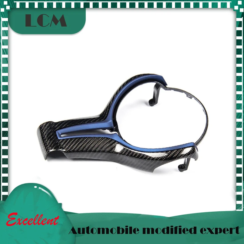 Сменная карбоновая накладка на руль для BMW 1-6 M-Sport Style M серии F80 F82 F10 F06 F12 F13 F15 F16