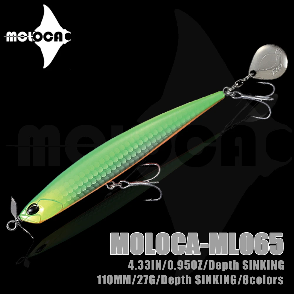 

Fish Tackle 2021 Pencil Spoon Fishing Lure Sinking Full Swimming Water Artificial Bait Pesca Wobbler Lures Peche Sea Bass Pike
