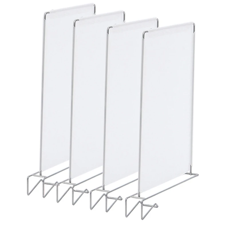 4 шт шкаф разделитель полка Экономия пространства полки проволока дизайн Pp