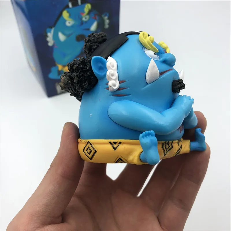 Милый аниме Jinbe фиксирующий кулак жиросжигатель сидящий Ver. Экшн фигурки из ПВХ