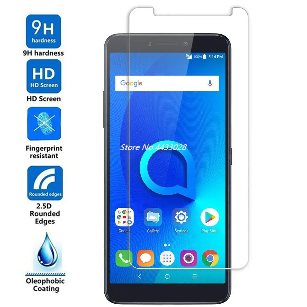 Защитная пленка из закаленного стекла для Alcatel 3 3X 3V 3C 2019 Tetra 5052D 5052 5058i 5058 5099D 5099 5026