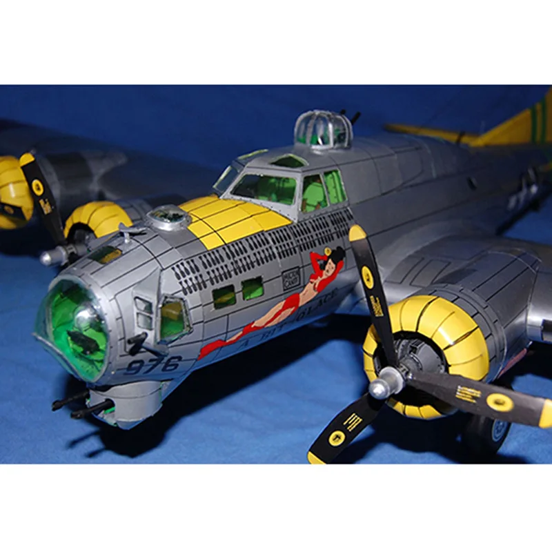66 см авиационная крепость бомбардировщик самолет DIY 3D бумажная карта модель