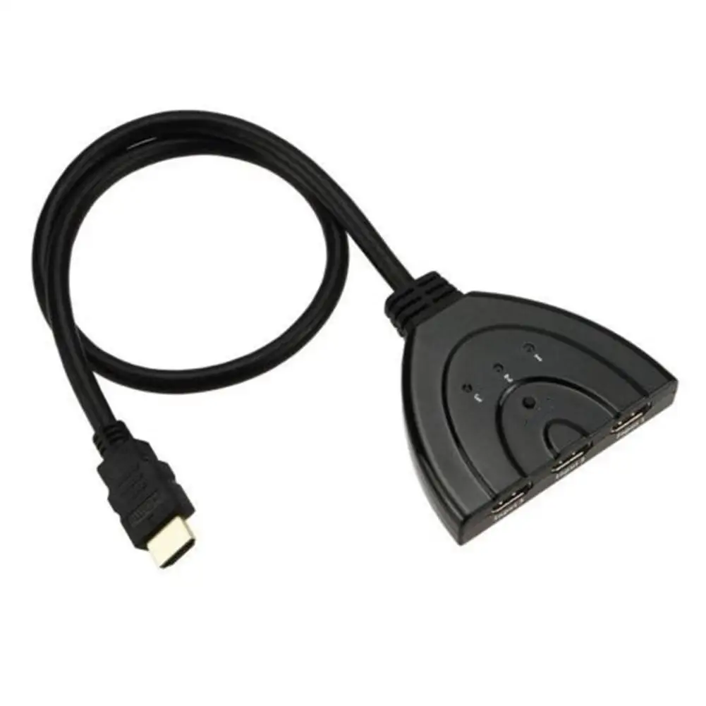 BEESCLOVER 3 порта к 1 HDMI Разъемы адаптеры автоматический переключатель сплиттер