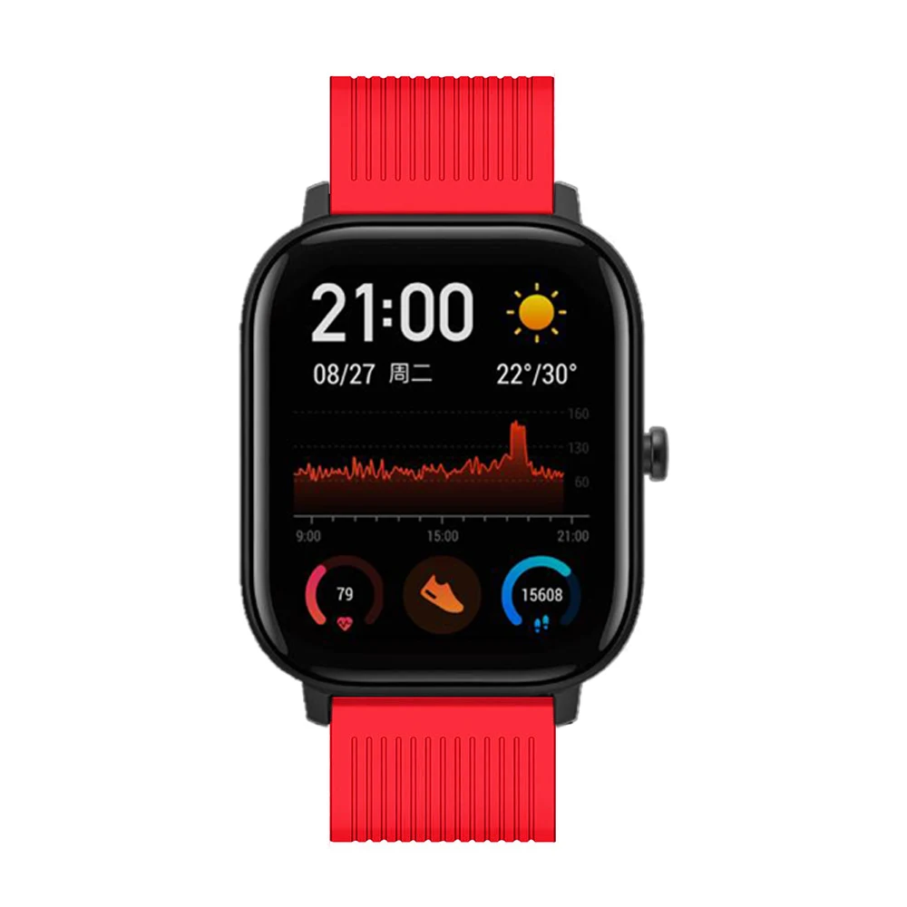 Ремешок для Xiaomi Amazfit Bip BIT youth Smart Watch носимый наручный браслет 20 мм Huami GTS / GTR 42