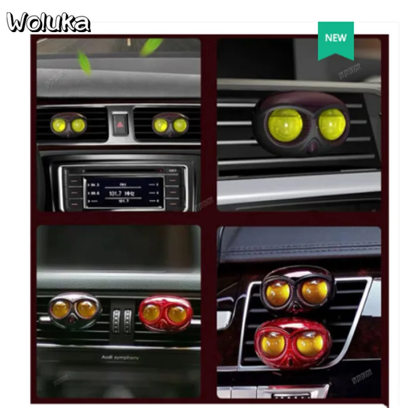 Зажим для духов в виде совы креативный модный автомобильный зажим украшение