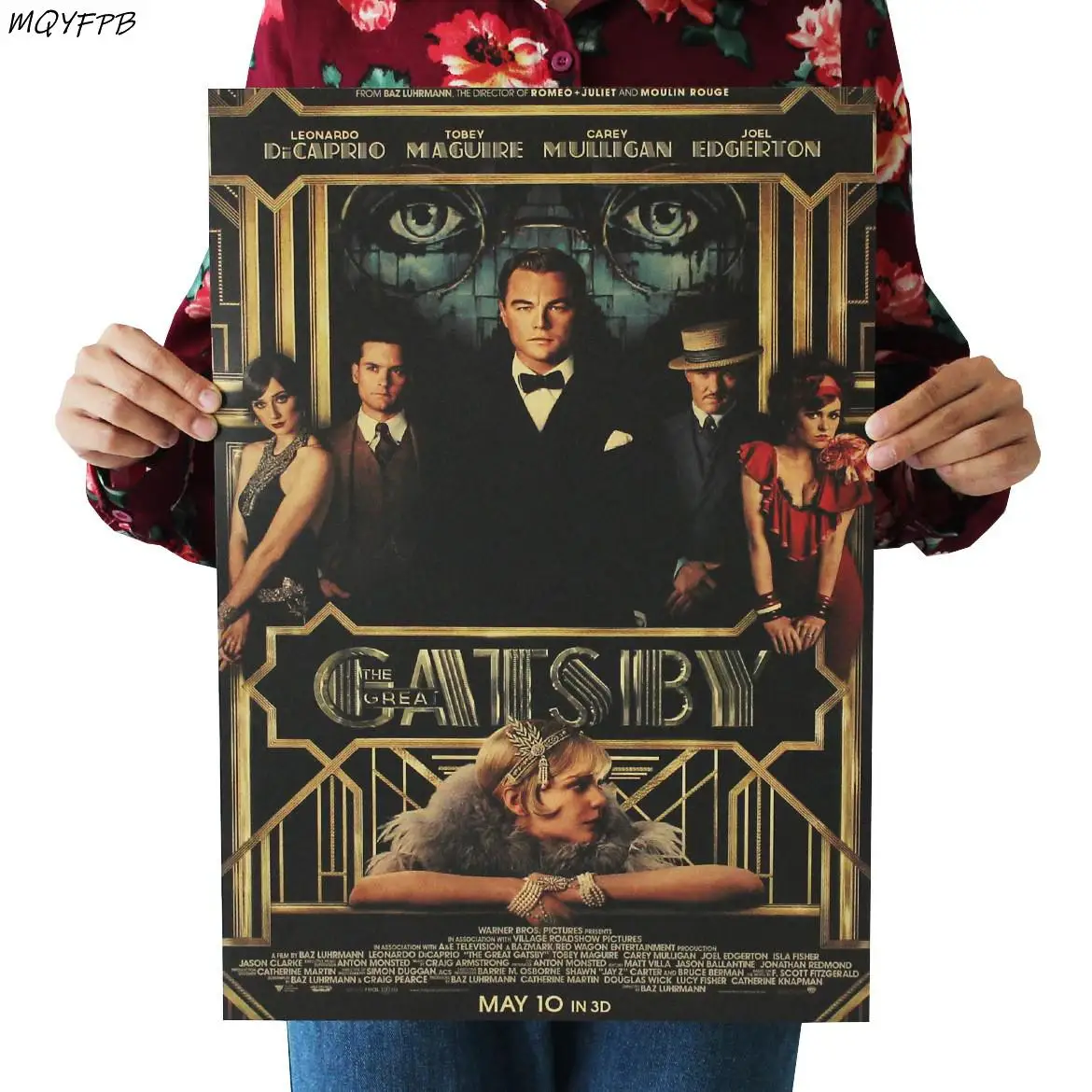 

Movie The Great Gatsby Kraft Paper Poster Home Room Wall Decoration Painting 50.5x35cm