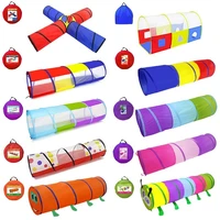 kid crawling tunnel indoor play house outdoor fun and convenient collapsible tent game channel tent pipe multi color channel