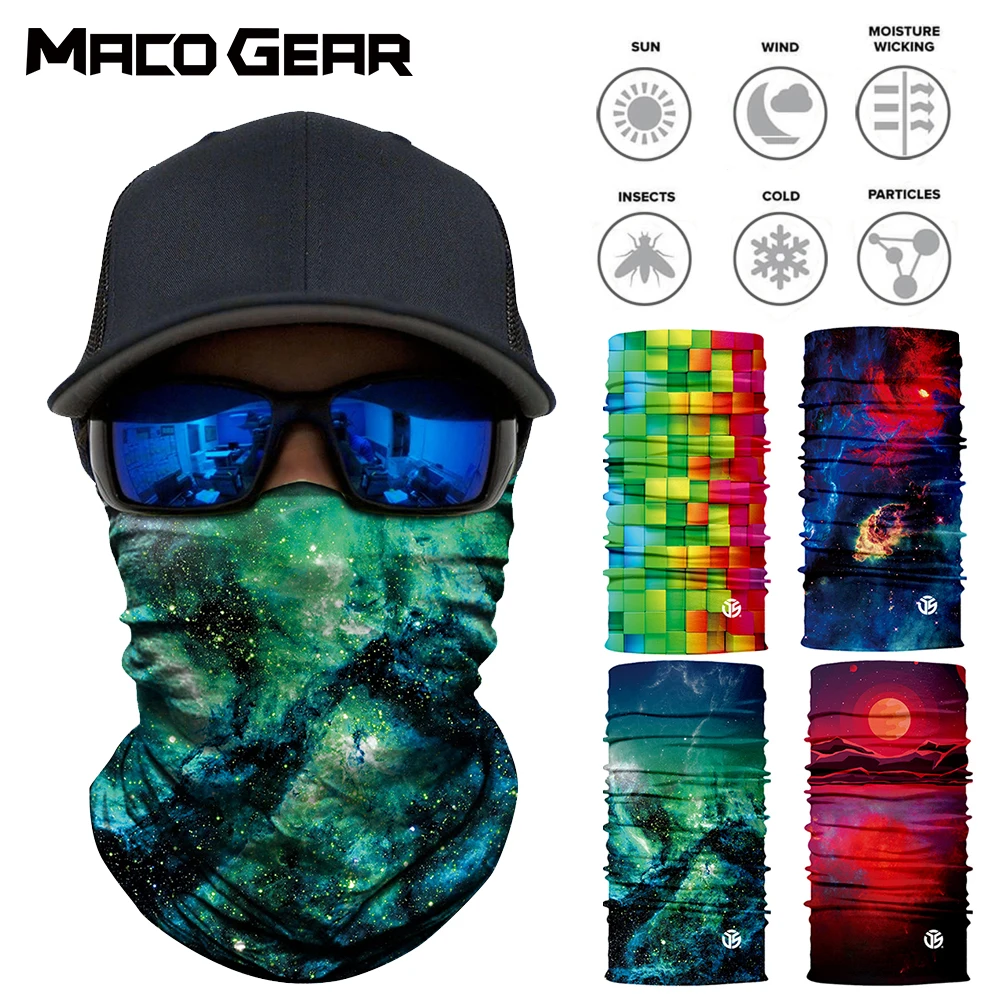3D Galaxy Бесшовные спортивные Magic Gaiter шейные шарфы Шарфы для лица Рыбалка Велоспорт