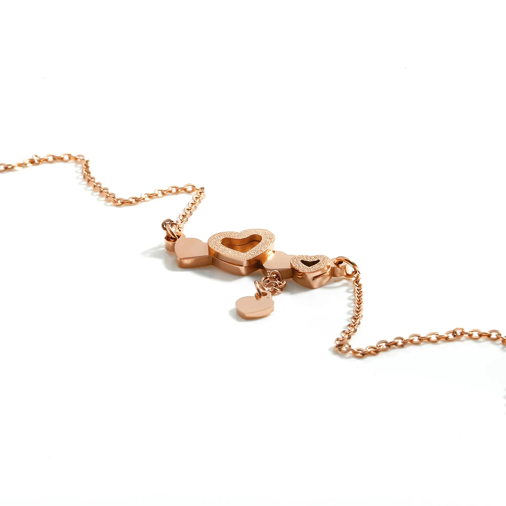 Полая Геометрическая подвеска Yhpup в форме сердца Очаровательное ожерелье из